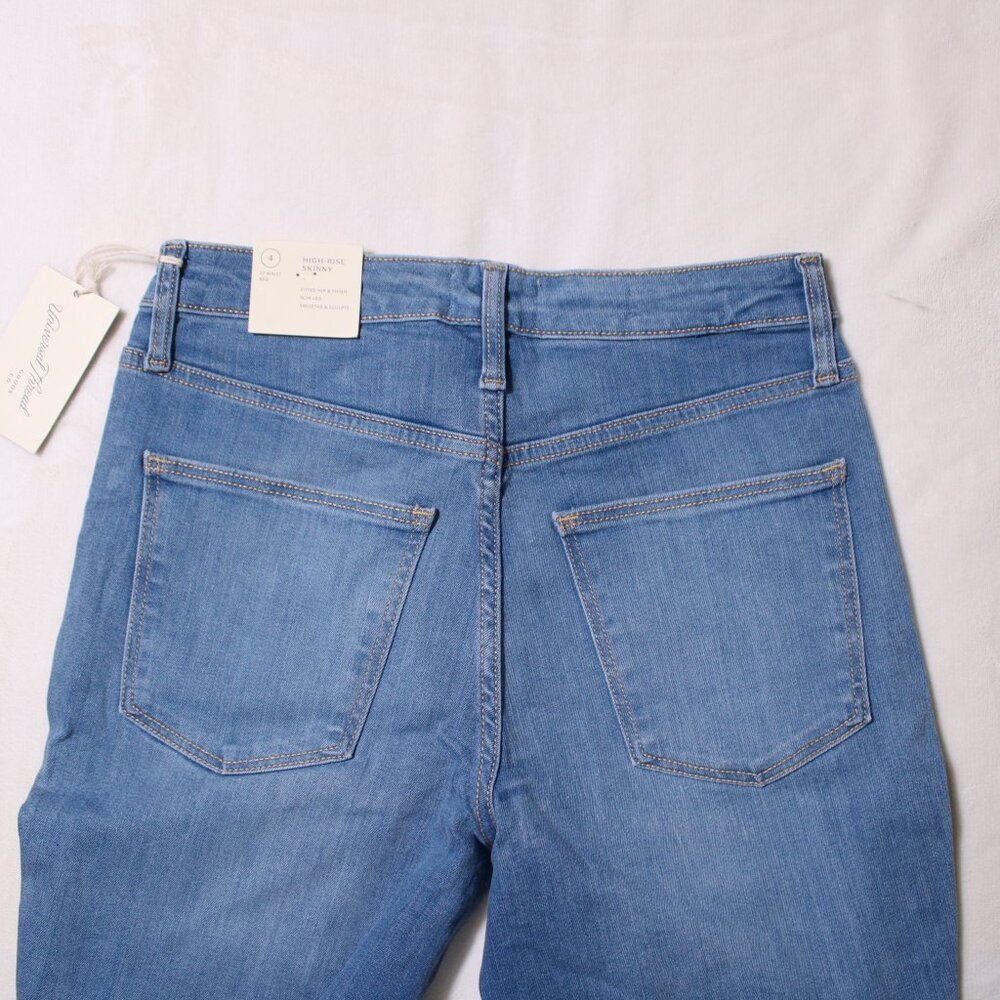 Universal Thread Womens Patchwork Denim Skinny Je… - image 6